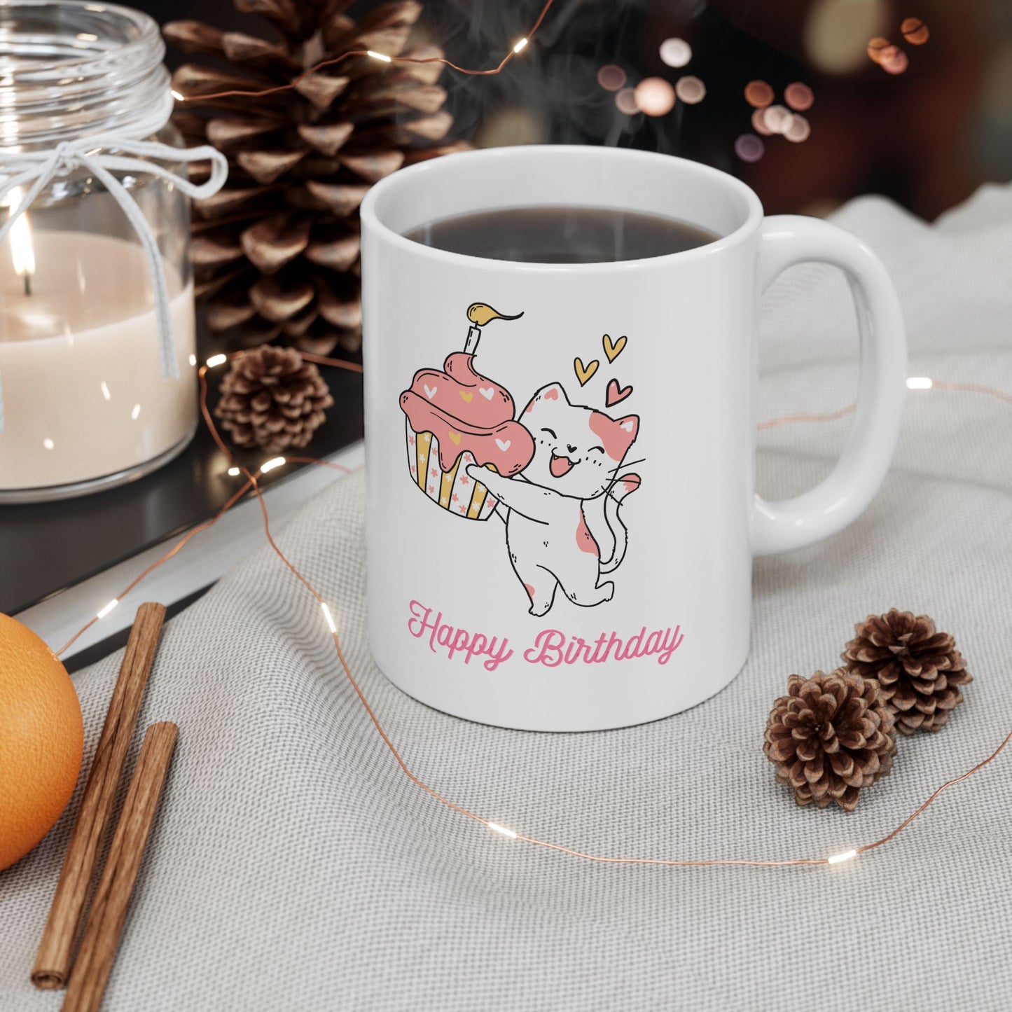Happy Birthday Ceramic Mug