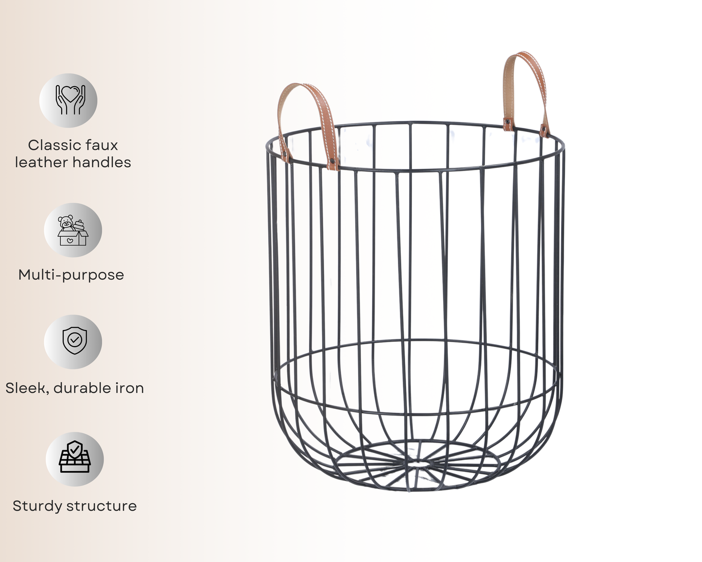 Round Metal Basket