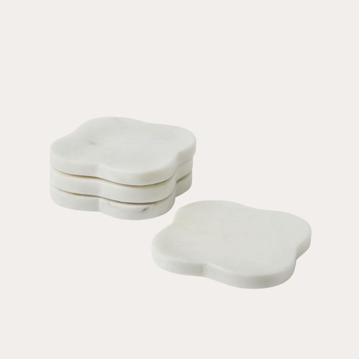 Flower Marble Coaster