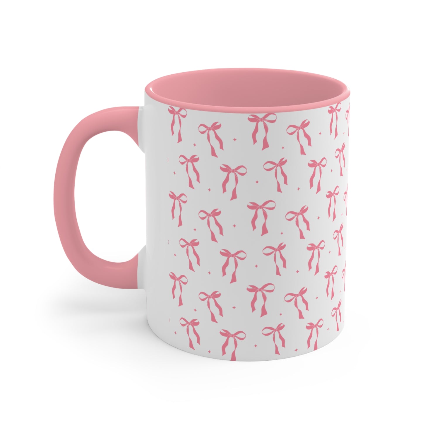 Pink Bow Ceramic Mug || 350ML