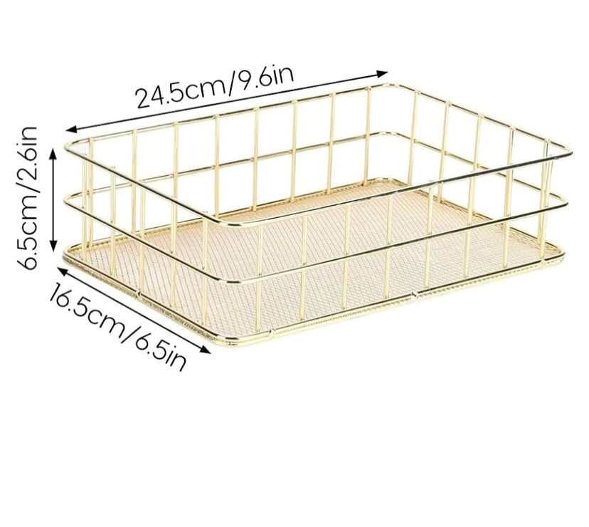 Gold Mesh Organiser