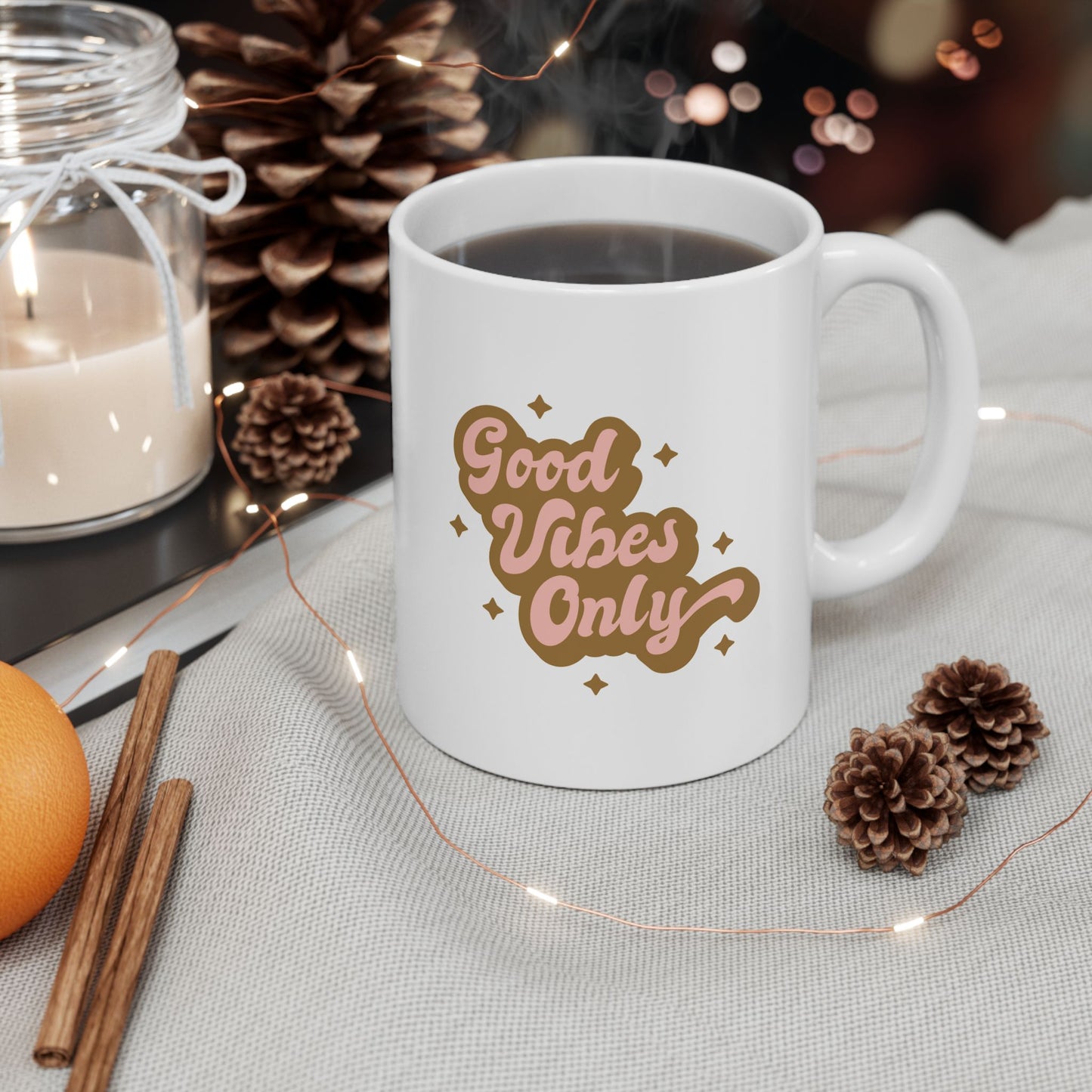 Good Vibes Only Ceramic Mug