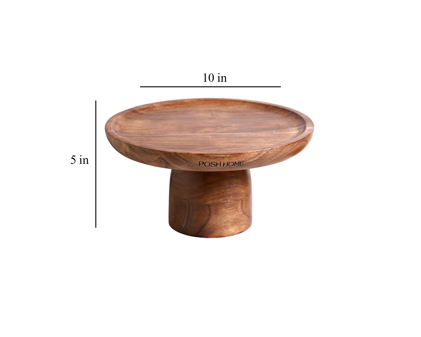 Acacia Wood Cake Stand