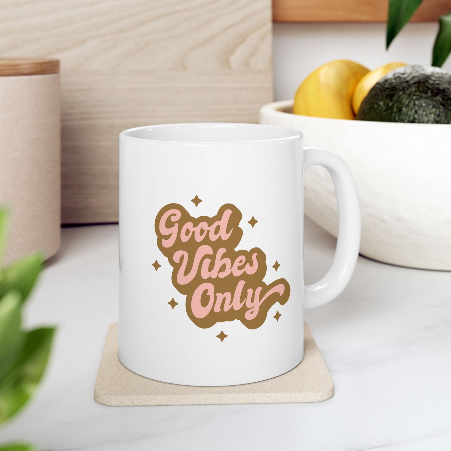 Good Vibes Only Ceramic Mug