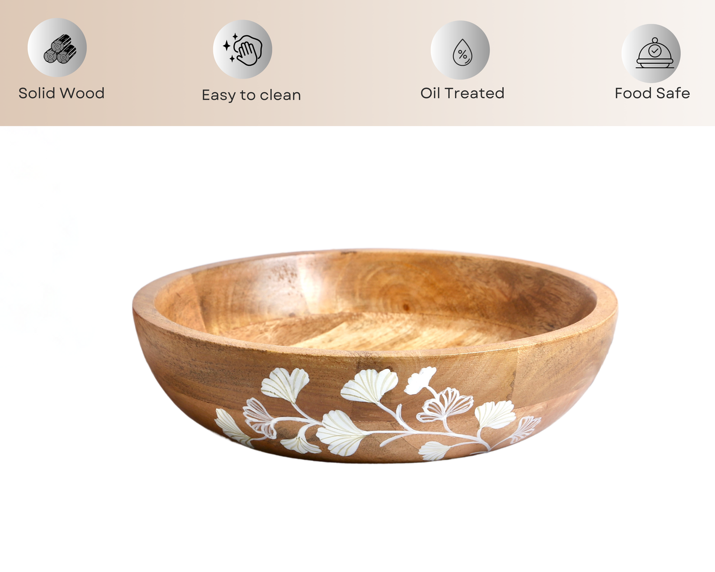Lily Wooden Bowl