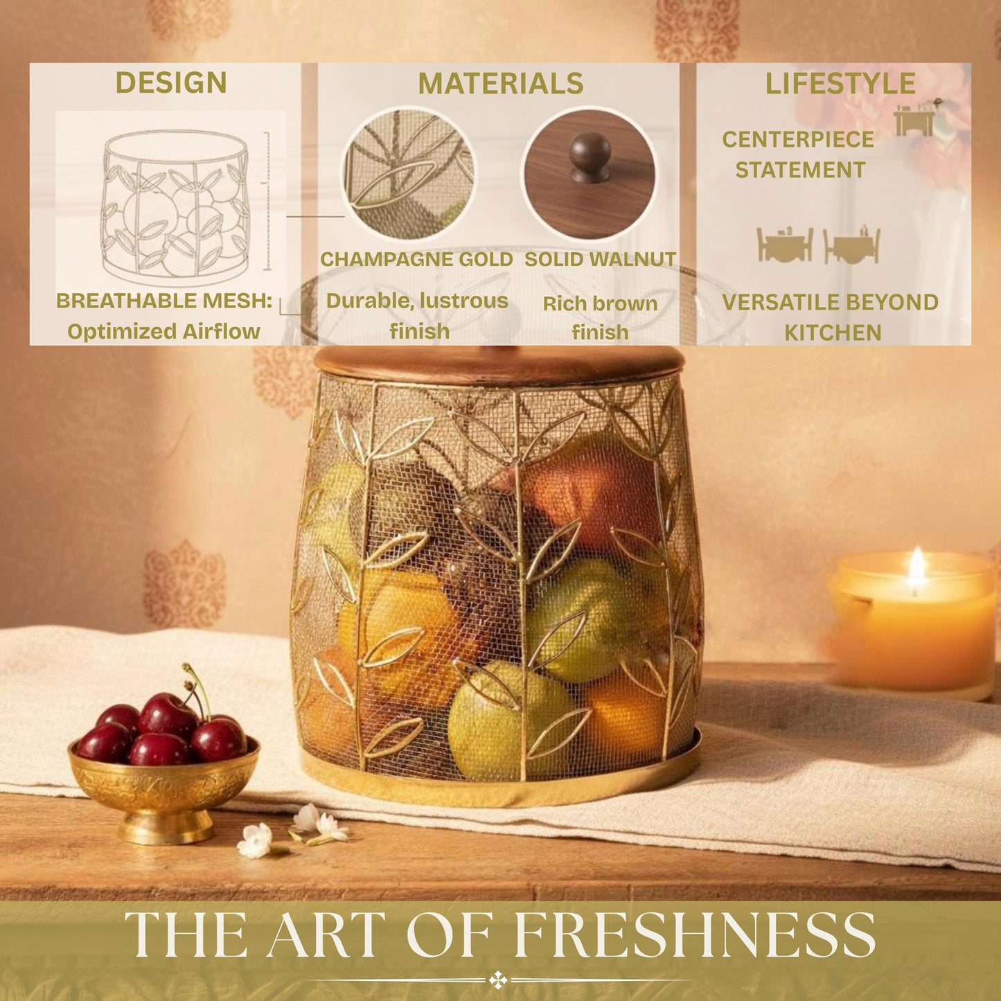 Phalam Golden Fruit Basket