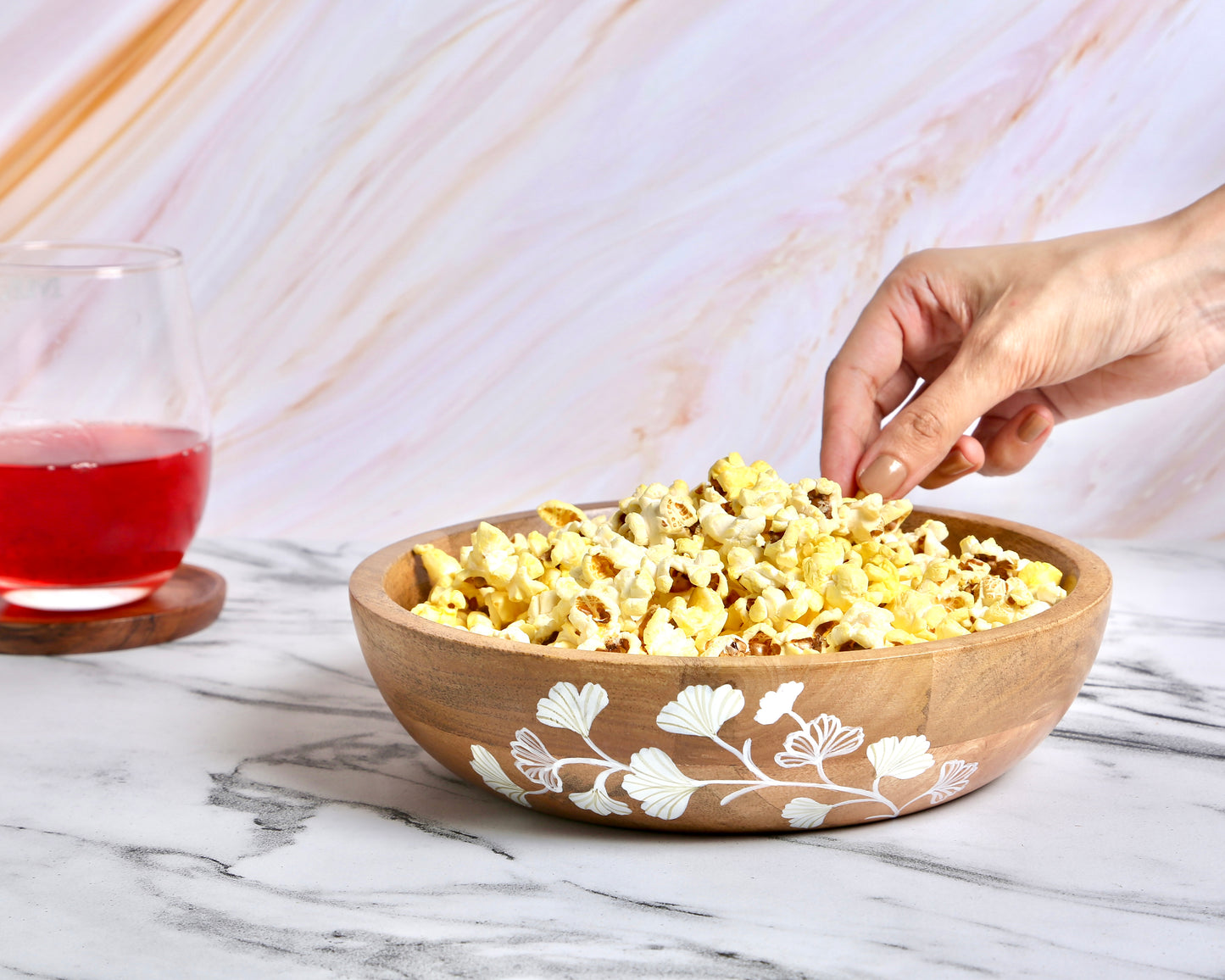 Lily Wooden Bowl