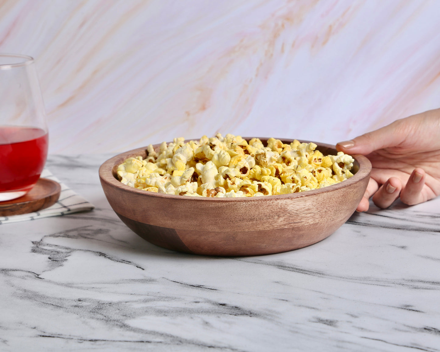 Mango Wood Salad Bowl