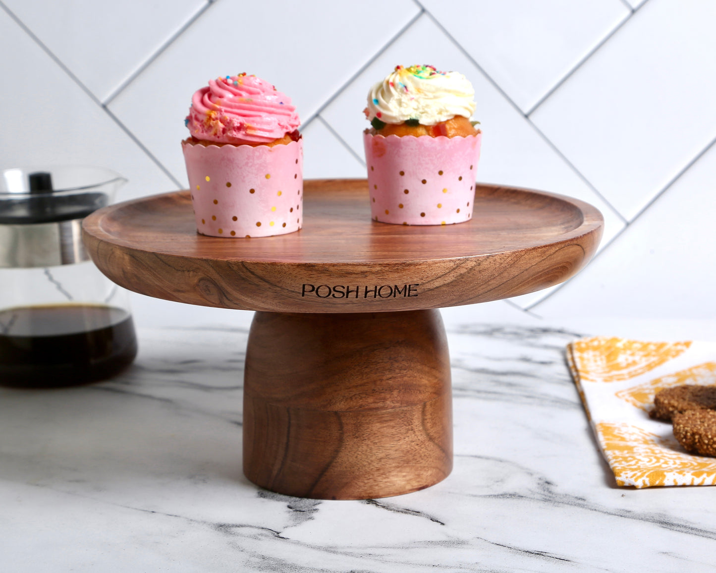 Acacia Wood Cake Stand