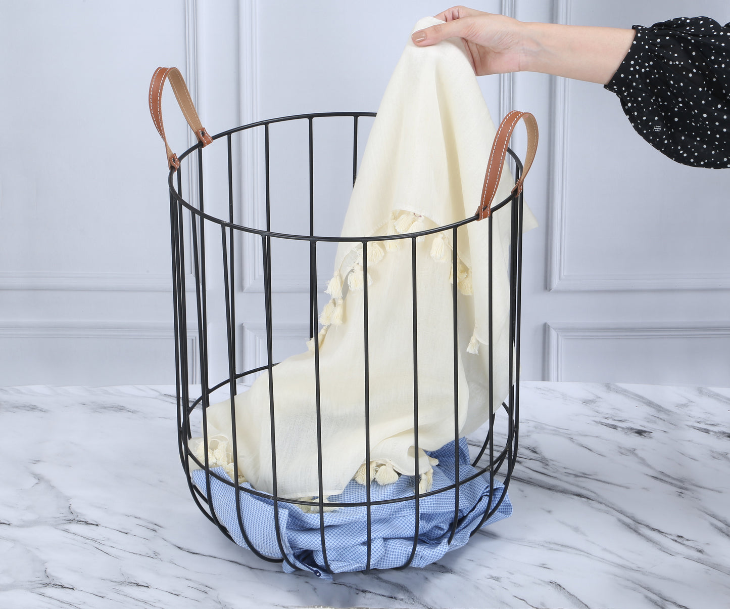 Round Metal Basket
