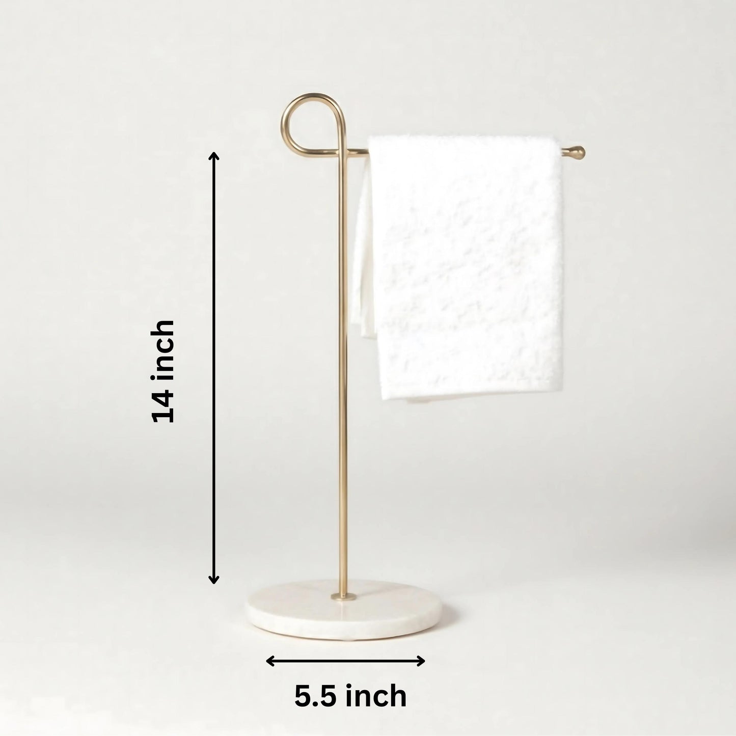 Luxe Marble Towel Holder