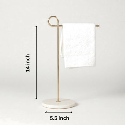 Luxe Marble Towel Holder