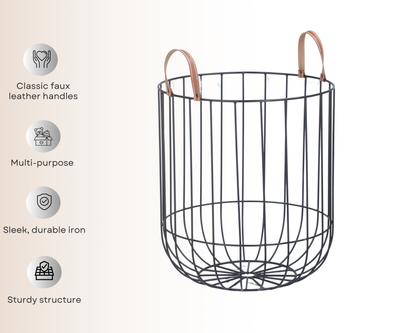Round Metal Basket