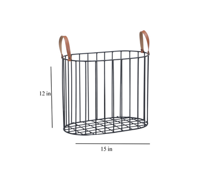 Oval Metal Basket