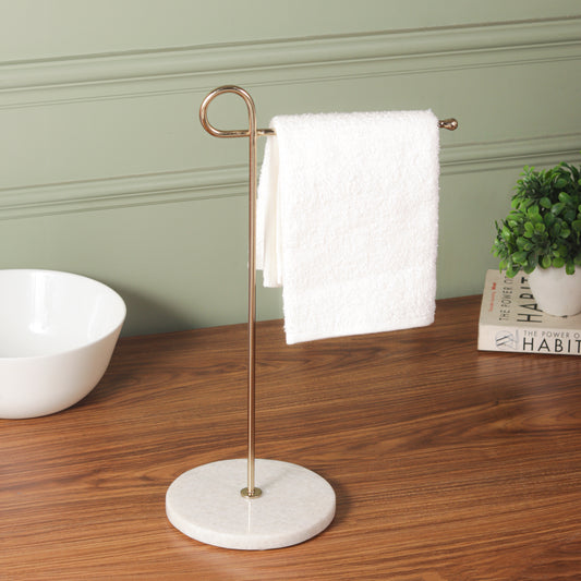 Luxe Marble Towel Holder