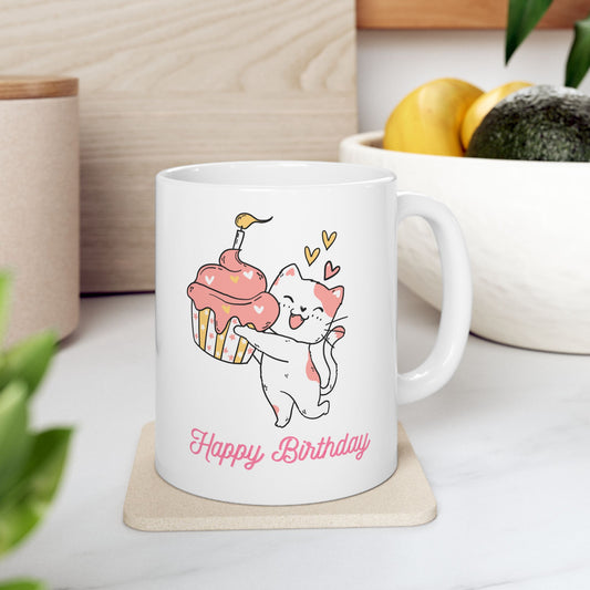 Happy Birthday Ceramic Mug