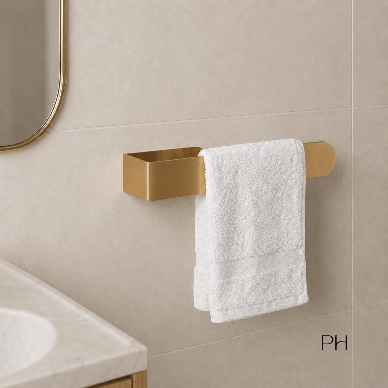 Peel and Stick Towel Holder