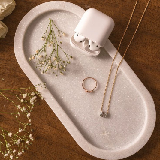 MOON Marble Tray