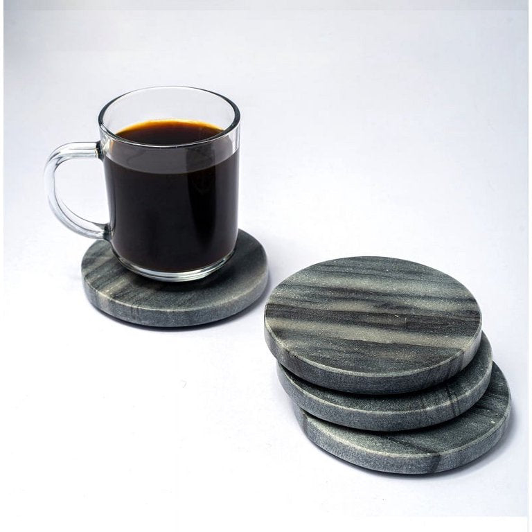 Black Marble Coaster
