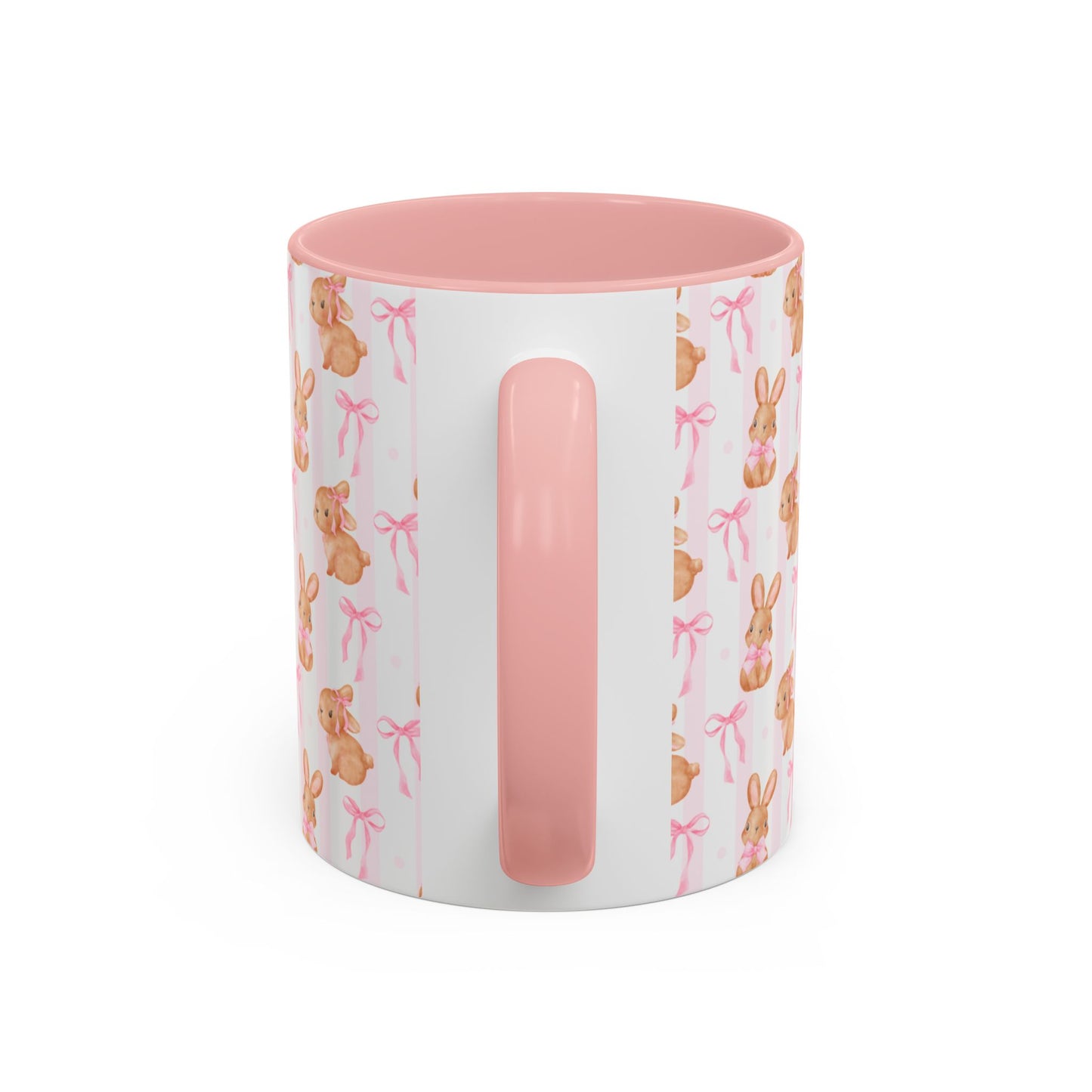 Bunny with Pink bow ceramic mug || 350ML