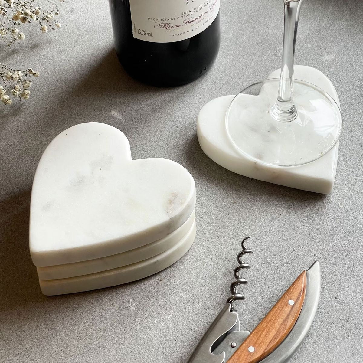 SweetHeart Marble Coaster