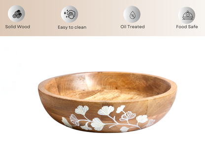 Lily Wooden Bowl