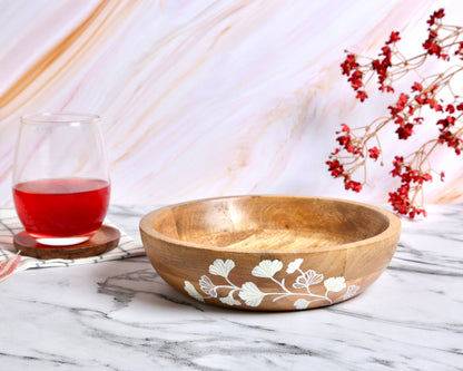 Lily Wooden Bowl