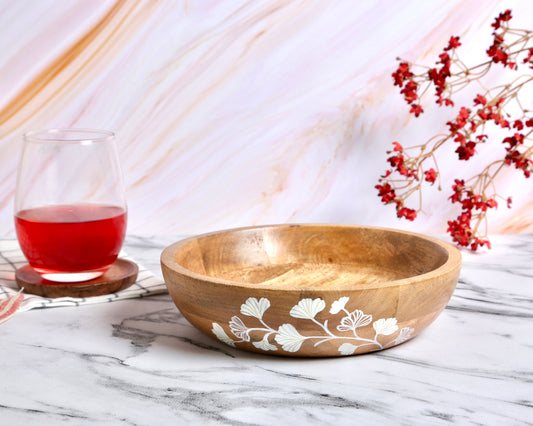Lily Wooden Bowl