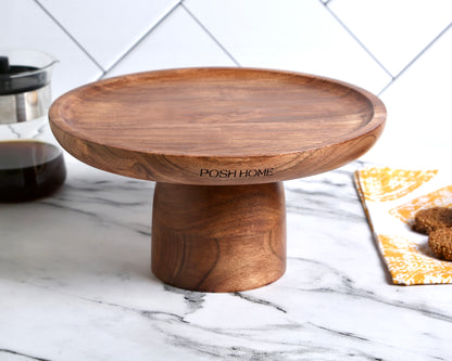 Acacia Wood Cake Stand