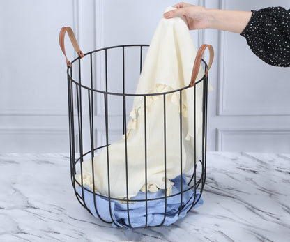 Round Metal Basket