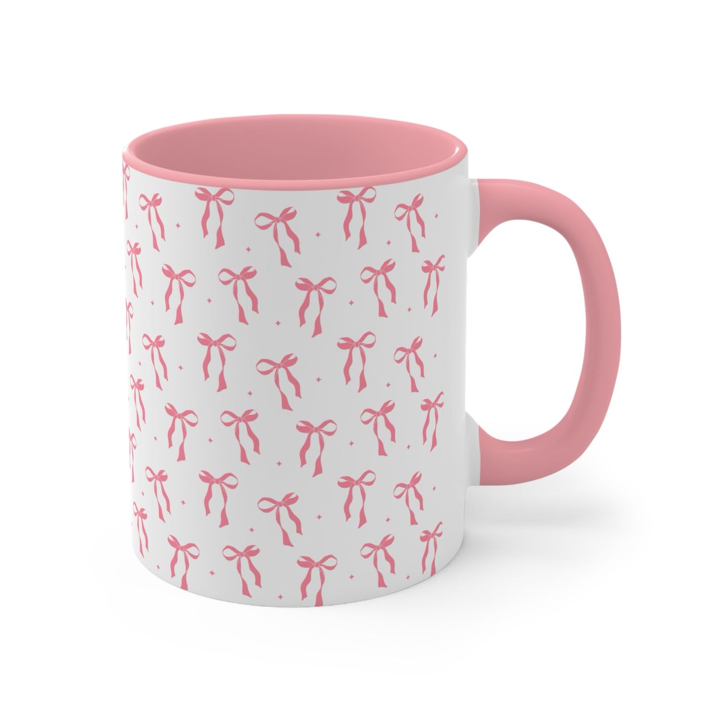 Pink Bow Ceramic Mug || 350ML